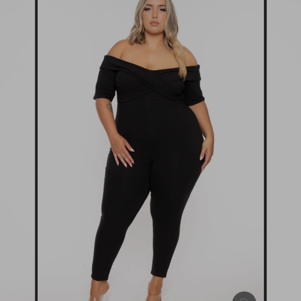 Off Shoulder Jumpsuit